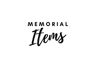 Memorial Items